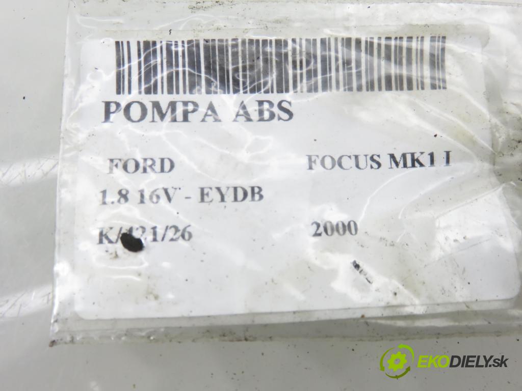 FORD FOCUS (DAW, DBW) HB 2000 85,00 1.8 16V - EYDB 1796,00 Pumpa ABS 10094801023 ; 98AG2C285BE ; 10020401604 (Pumpa ABS)