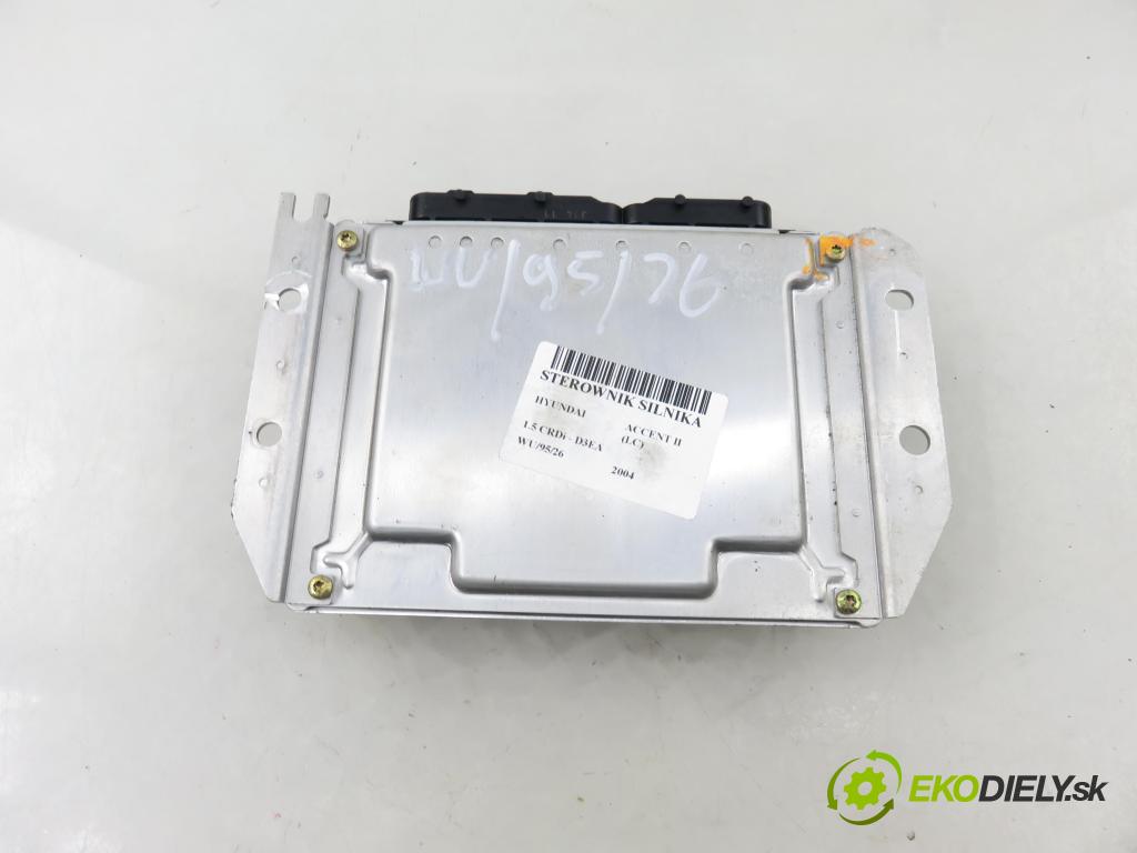 HYUNDAI ACCENT II (LC) LIFTBACK 2004 60,00 1.5 CRDi - D3EA 1493,00 Riadiaca jednotka Motor 0281011811 ; 3910127512