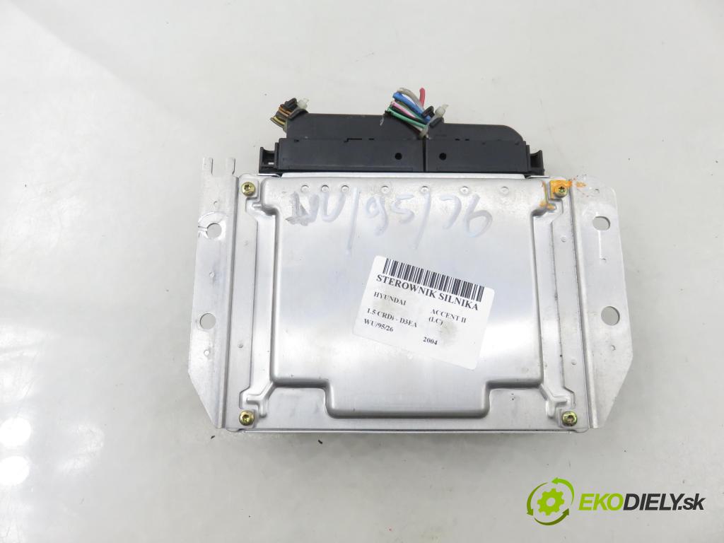HYUNDAI ACCENT II (LC) LIFTBACK 2004 60,00 1.5 CRDi - D3EA 1493,00 řídící jednotka motora 0281011811 ; 3910127512