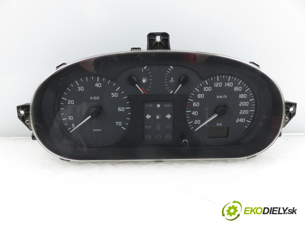 RENAULT SCENIC I (JA0/1_) MINIVAN 2000 79,00 1.6 - K4M 709 1598,00 prístrojovka elektrický P7700427900A