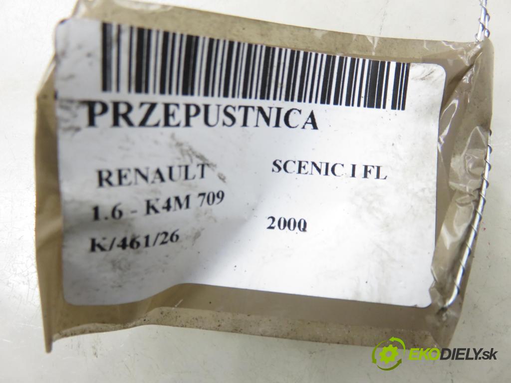 RENAULT SCENIC I (JA0/1_) MINIVAN 2000 79,00 1.6 - K4M 709 1598,00 Škrtiaca klapka 7700875435 ; 72797000021 (Škrtiaca klapka)