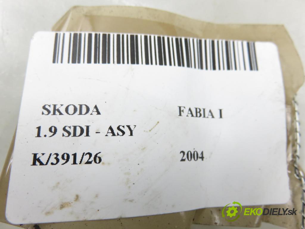 SKODA FABIA I (6Y2) HB 2004 47,00 1.9 SDI - ASY 1896,00 KOMPRESOR: klimatizácie 6Q0820803D (Kompresor klimatizácie)