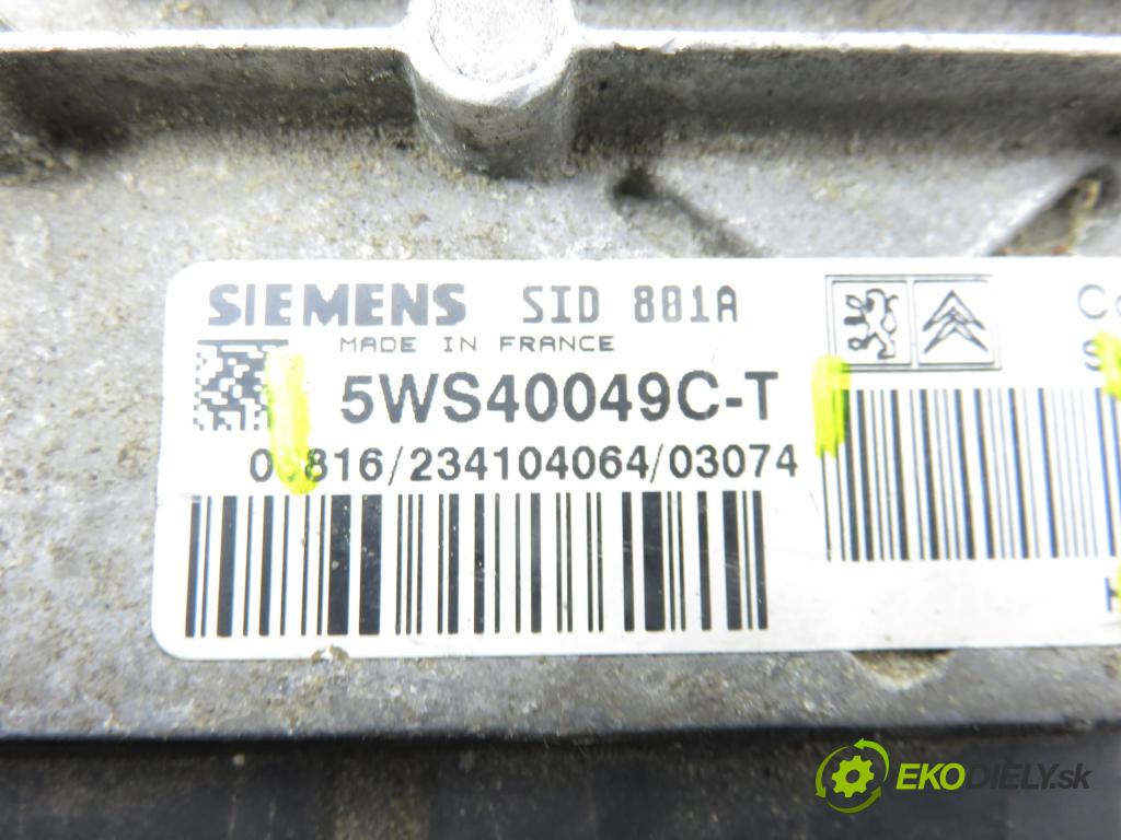 PEUGEOT PARTNER Combispace (5F) KOMBIVAN 2003 66,00 2.0 HDI - RHY (DW10TD) 1997,00 Riadiaca jednotka Motor 5WS40049CT ; 9650517880 ; 9647423380