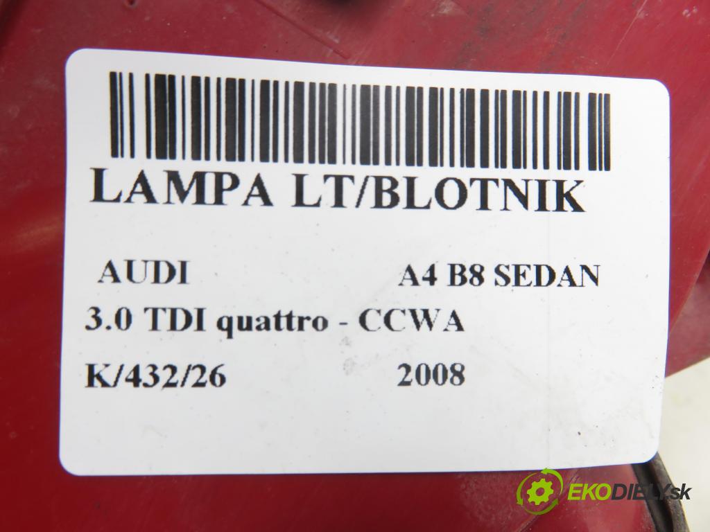 AUDI A4 (8K2, B8) SEDAN 2008 176,00 3.0 TDI quattro - CCWA 2967,00 světlo levé zadní 8K5945095K