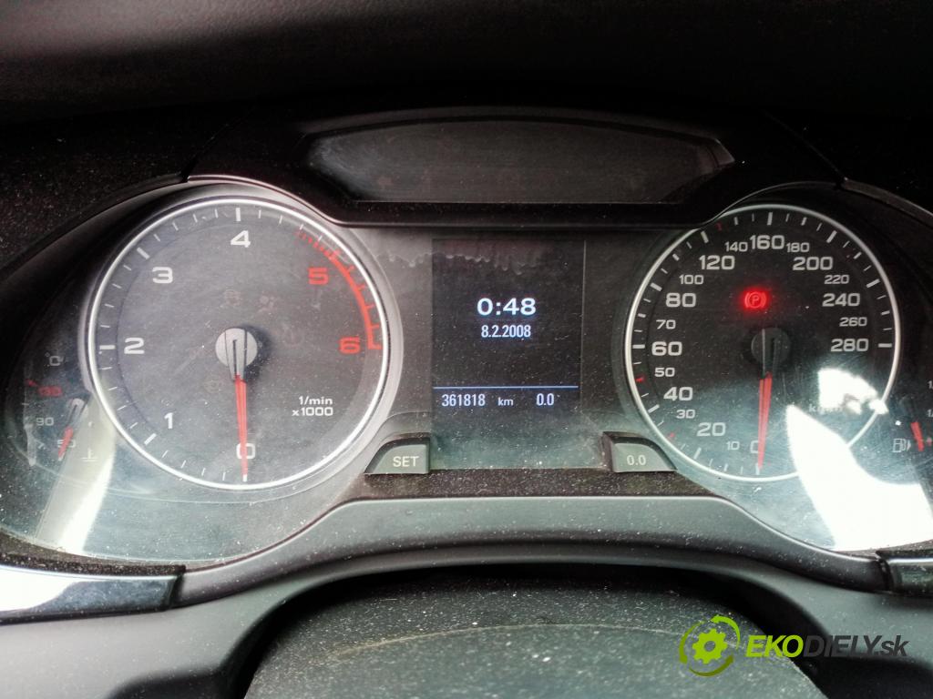 AUDI A4 (8K2, B8) SEDAN 2008 176,00 3.0 TDI quattro - CCWA 2967,00 Prístrojovka elektrický 8K0920930C