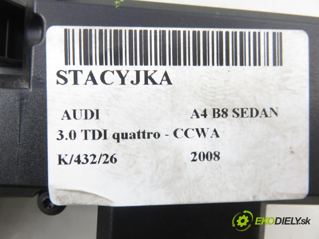 AUDI A4 (8K2, B8) SEDAN 2008 176,00 3.0 TDI quattro - CCWA 2967,00 spinačka 8K0909131C (Spínacia skrinka)