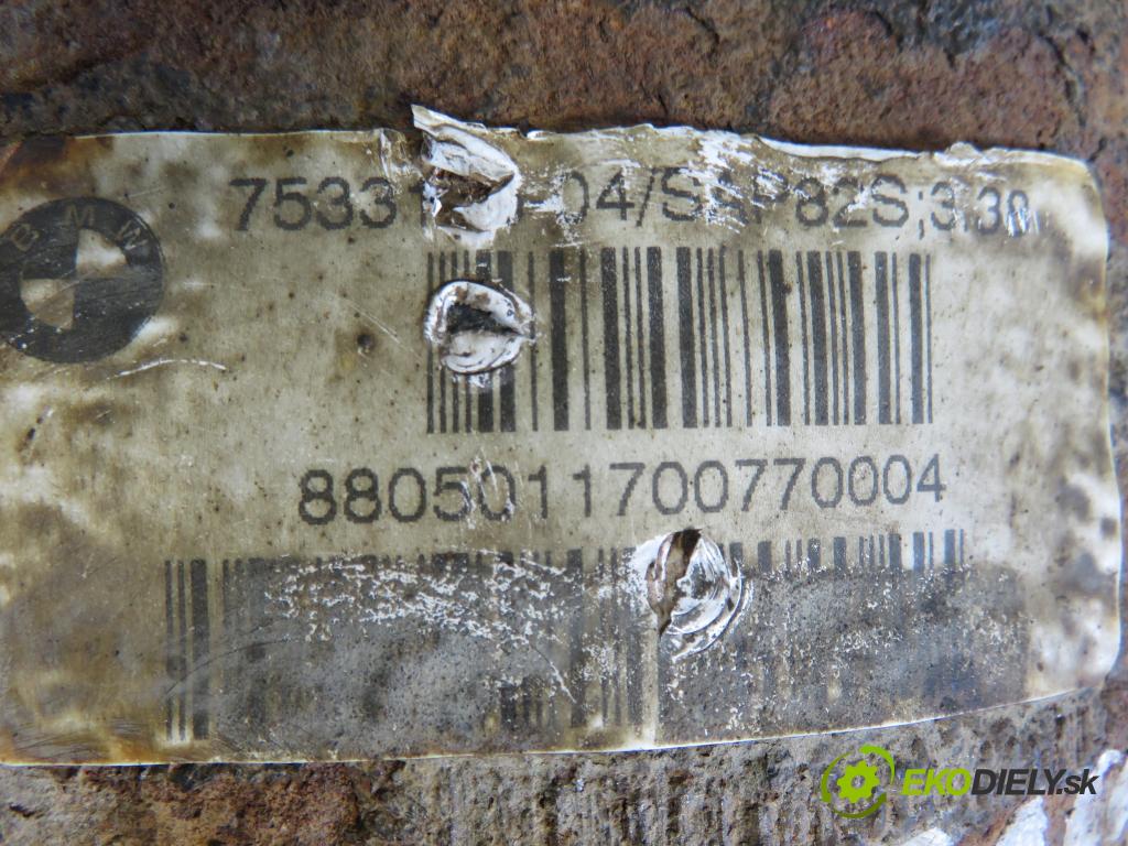 BMW 3 (E46) SEDAN 2005 85,00 316 i - N46 B18 A 1796,00 diferenciál 7533145 ; 7531068 ; 338