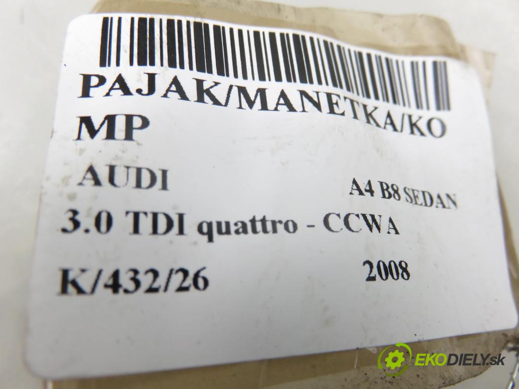 AUDI A4 (8K2, B8) SEDAN 2008 176,00 3.0 TDI quattro - CCWA 2967,00 PAKA/ŘAZENÍ/SADA: 8K0953502CK