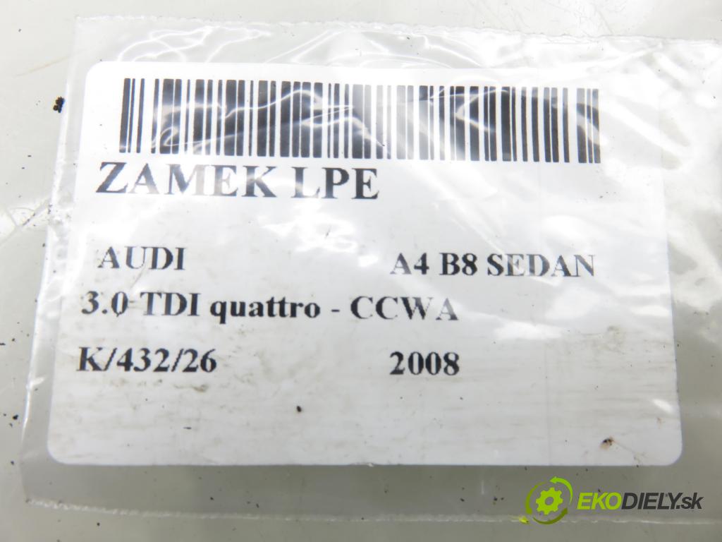 AUDI A4 (8K2, B8) SEDAN 2008 176,00 3.0 TDI quattro - CCWA 2967,00 zámok 8J1837015A
