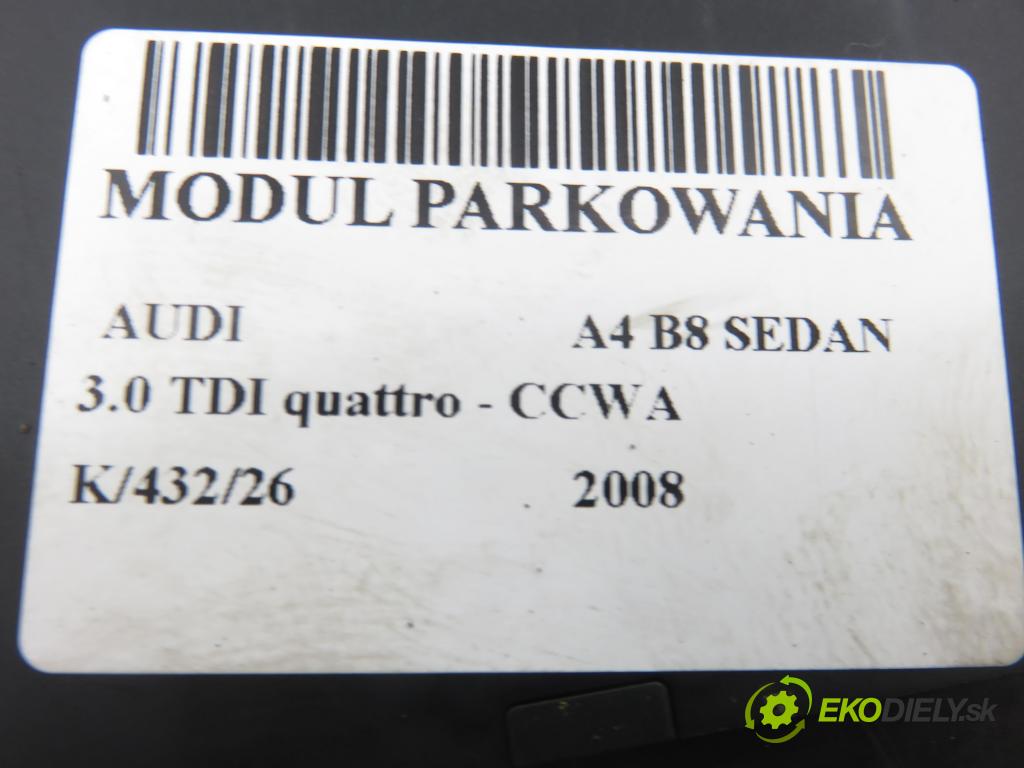 AUDI A4 (8K2, B8) SEDAN 2008 176,00 3.0 TDI quattro - CCWA 2967,00 MODUL 8K0919475C