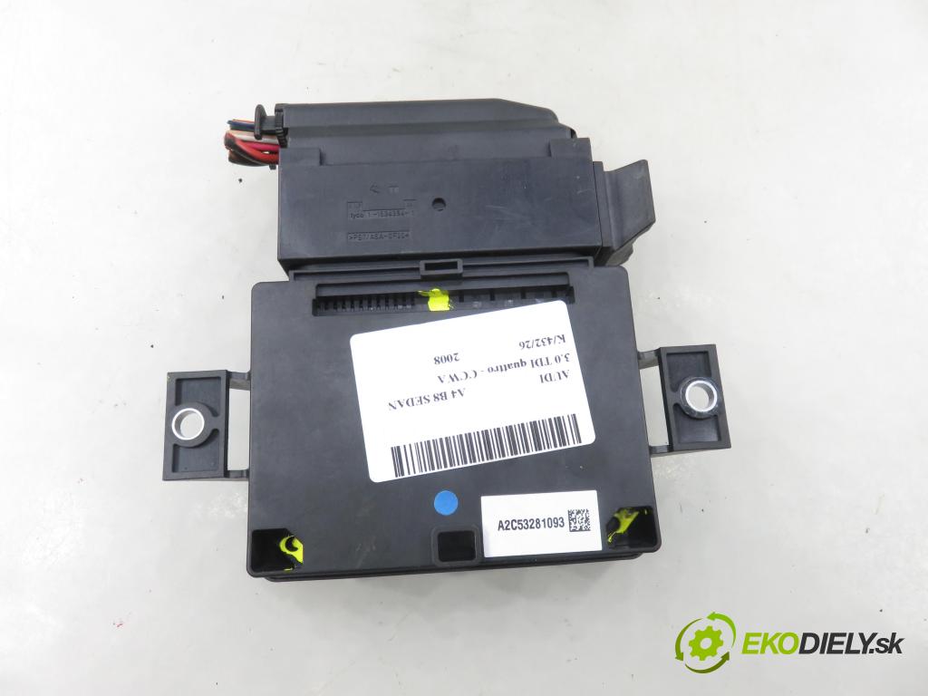 AUDI A4 (8K2, B8) SEDAN 2008 176,00 3.0 TDI quattro - CCWA 2967,00 Riadiaca jednotka brzdy MANUÁLNY: 8K0907801E