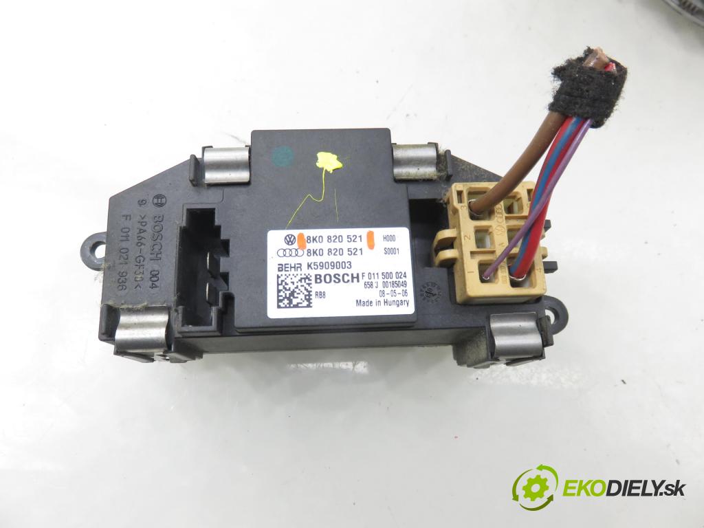 AUDI A4 (8K2, B8) SEDAN 2008 176,00 3.0 TDI quattro - CCWA 2967,00 ventilátor větráku 8K1820021 ; 8K0820521