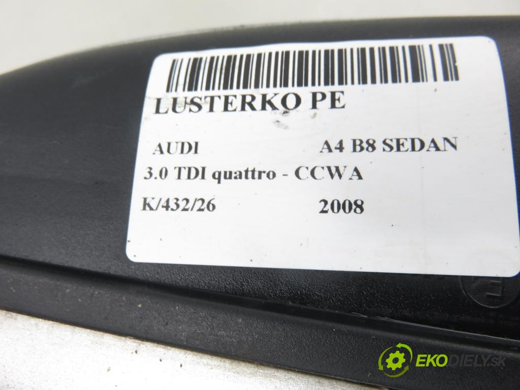 AUDI A4 (8K2, B8) SEDAN 2008 176,00 3.0 TDI quattro - CCWA 2967,00 Spätné zrkadlo