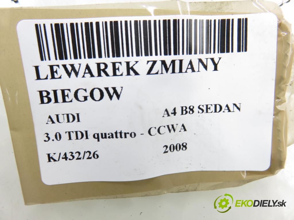 AUDI A4 (8K2, B8) SEDAN 2008 176,00 3.0 TDI quattro - CCWA 2967,00 ZVEDÁK: 8K1713041M