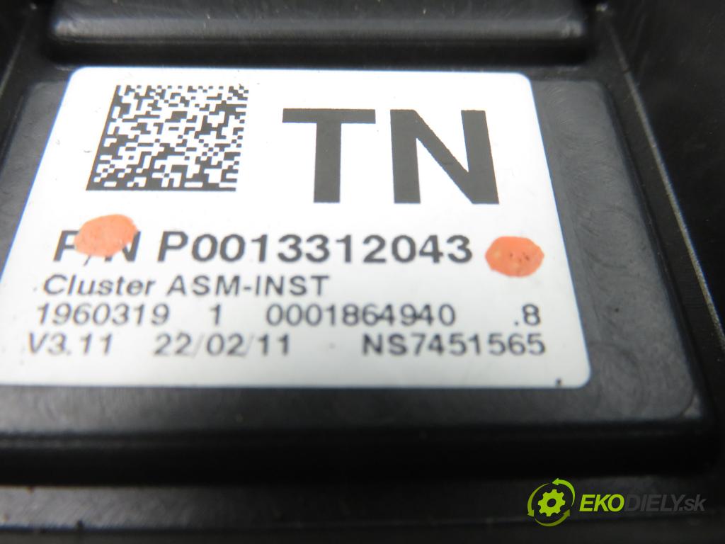 OPEL CORSA D (S07) HB 2011 0,00 1.2 - A 12 XER 1229,00 prístrojovka elektrický P0013312043