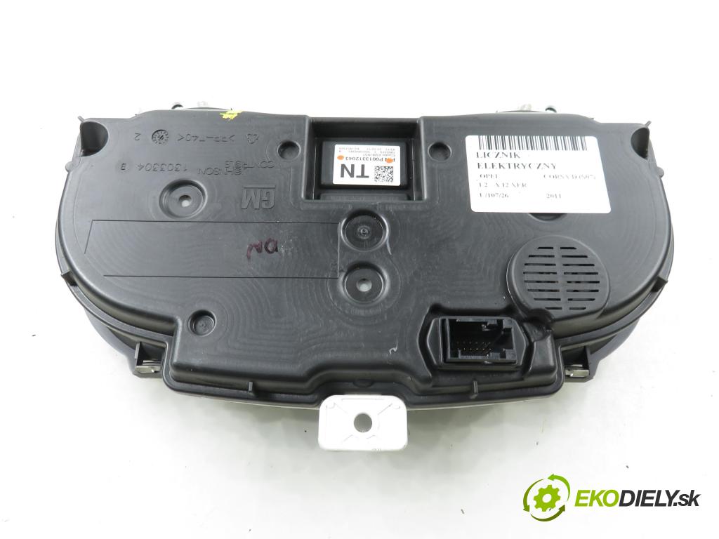 OPEL CORSA D (S07) HB 2011 0,00 1.2 - A 12 XER 1229,00 prístrojovka elektrický P0013312043