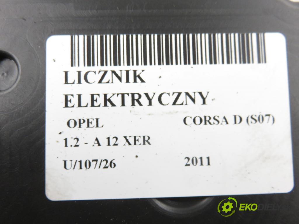 OPEL CORSA D (S07) HB 2011 0,00 1.2 - A 12 XER 1229,00 prístrojovka elektrický P0013312043