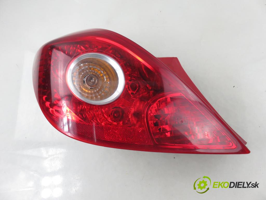 OPEL CORSA D (S07) HB 2011 0,00 1.2 - A 12 XER 1229,00 Svetlo ľavé zadné 93189092