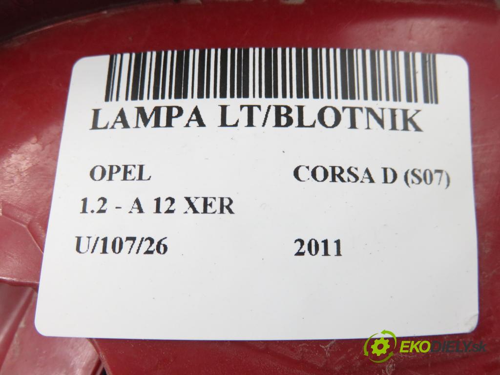 OPEL CORSA D (S07) HB 2011 0,00 1.2 - A 12 XER 1229,00 světlo levé zadní 93189092