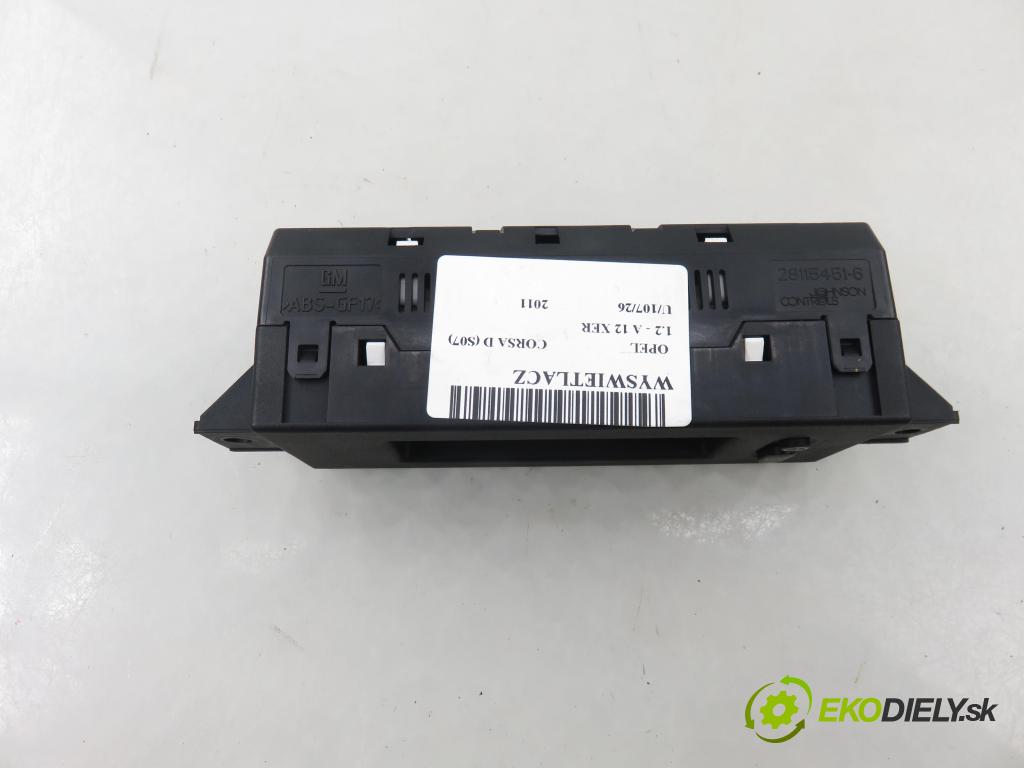 OPEL CORSA D (S07) HB 2011 0,00 1.2 - A 12 XER 1229,00 ZOBRAZIT: 13301080