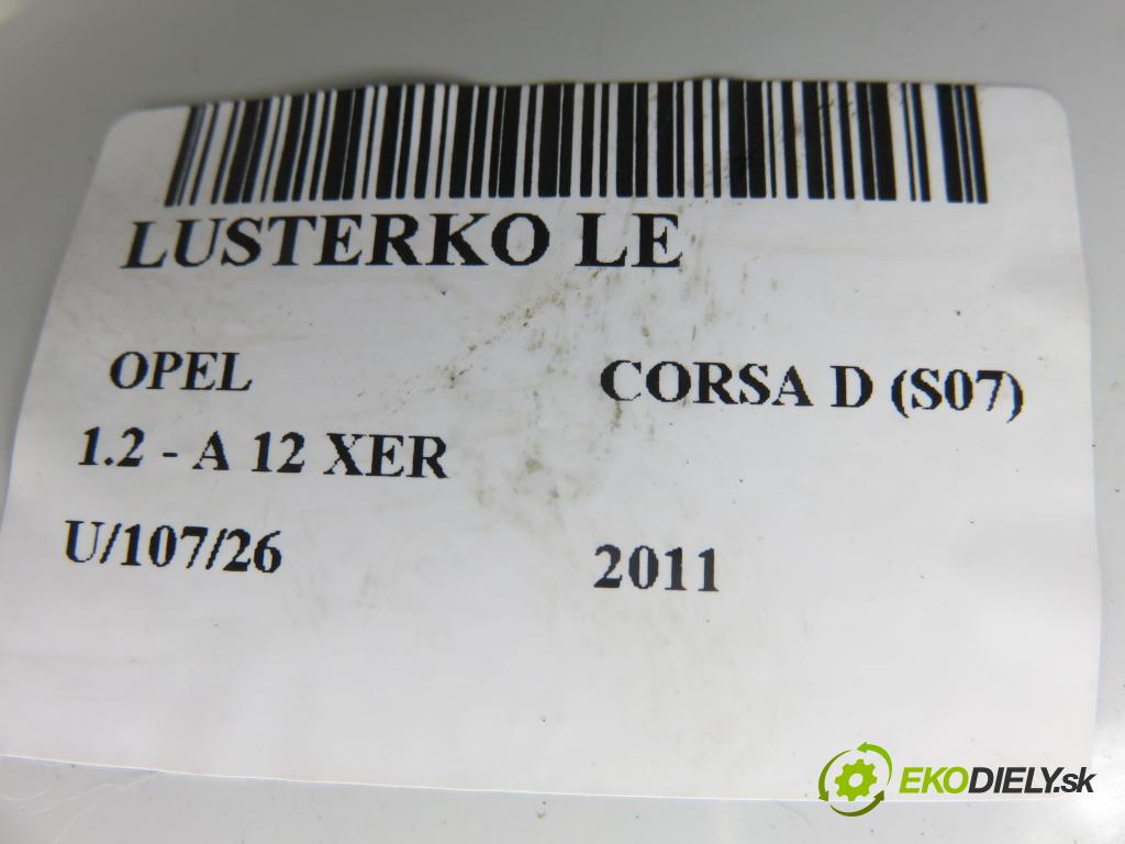 OPEL CORSA D (S07) HB 2011 0,00 1.2 - A 12 XER 1229,00 zpětné zrcátko LE