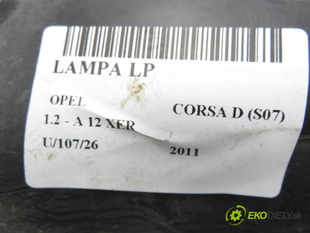 OPEL CORSA D (S07) HB 2011 0,00 1.2 - A 12 XER 1229,00 Svetlo LP 13295011