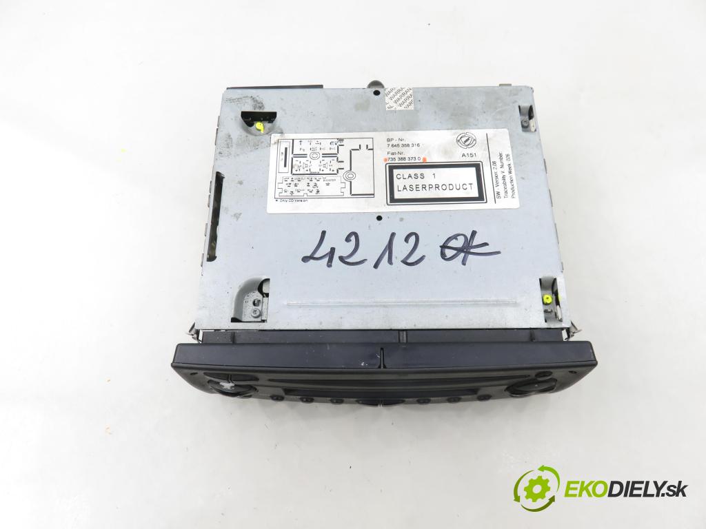 FIAT DOBLO nadwozie wielkoprzestrzenne (MPV) (119_, 223_) KOMBIVAN 2006 62,00 1.3 D Multijet - 223 A9.000 1248,00 RADIO CD 7353883730