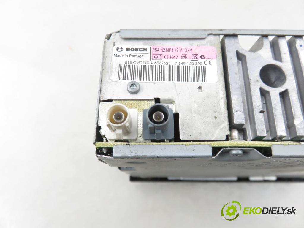 CITROEN C5 III (RD_) SEDAN 2010 80,00 1.6 HDi 110 - 9HZ (DV6TED4) 1560,00 RADIO CD 9666968077