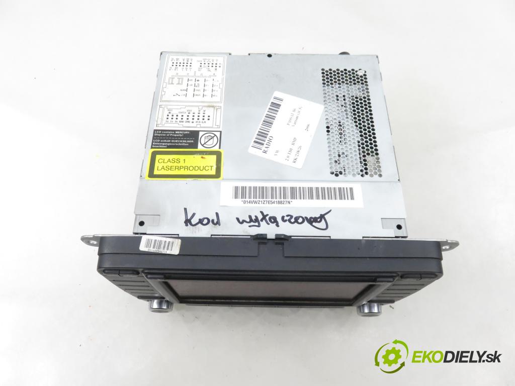 VW PASSAT B6 Variant (3C5) KOMBI 2006 103,00 2.0 TDI PD 8V 140 - BMP 1968,00 RADIO CD 1T0035194D