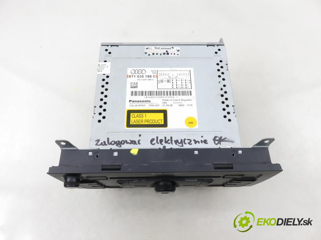 AUDI A5 (8T3) COUPE 2009 140,00 2.7 TDI - CGKA 2698,00 RADIO CD 8T1035186C