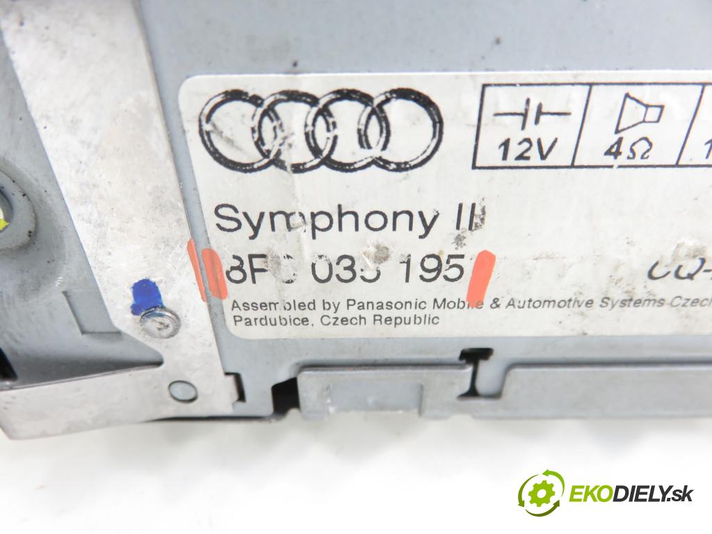 AUDI A3 (8P1) HB 2004 77,00 1.9 TDI - BLS 1896,00 RADIO CD modul 8P0035195