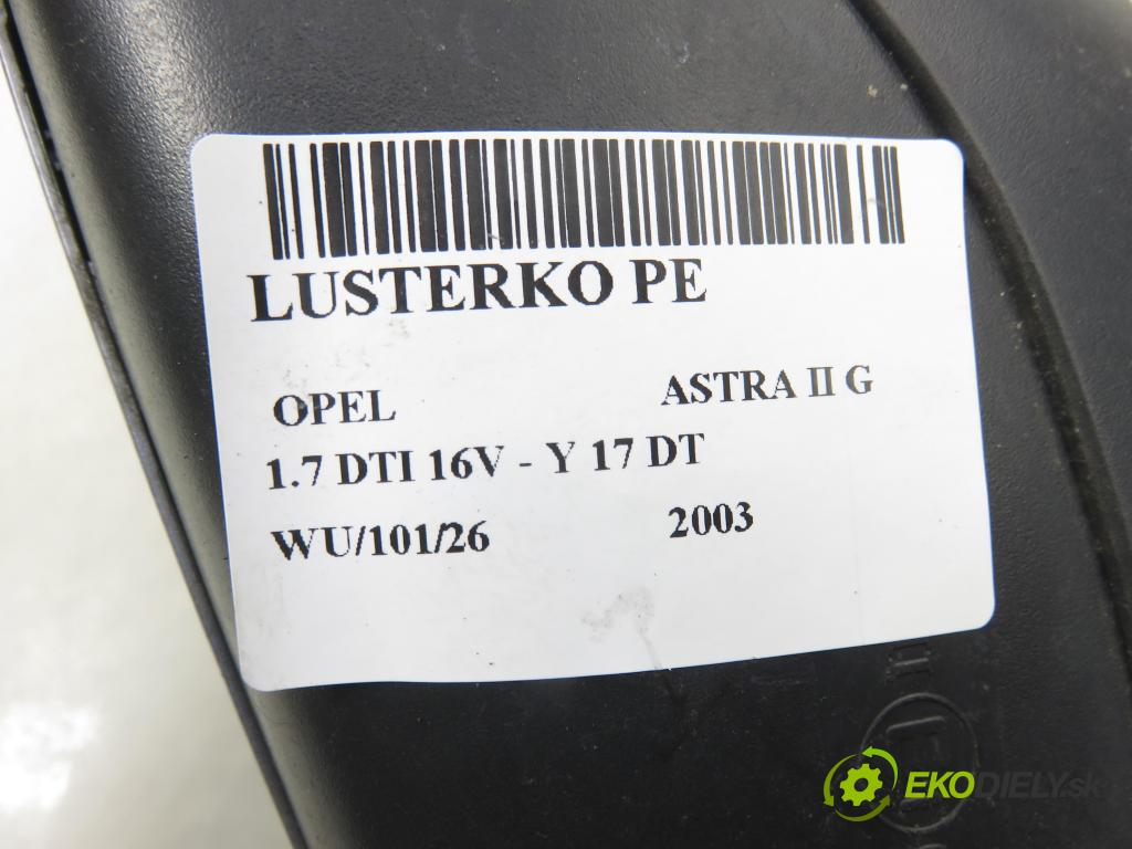 OPEL ASTRA G liftback (T98) HB 2003 55,00 1.7 DTI 16V - Y 17 DT 1686,00 Spätné zrkadlo