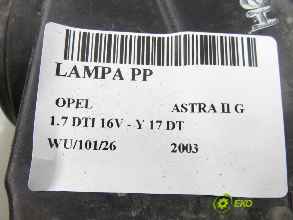 OPEL ASTRA G liftback (T98) HB 2003 55,00 1.7 DTI 16V - Y 17 DT 1686,00 Svetlo PP