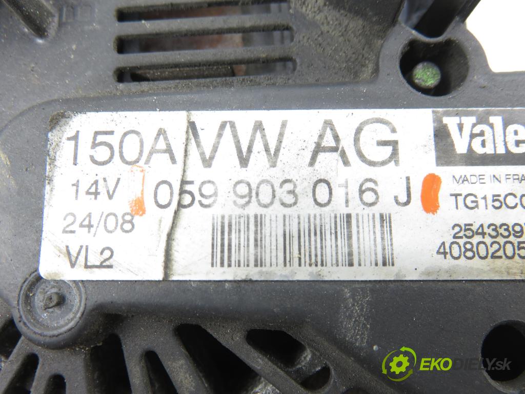 AUDI A4 (8K2, B8) SEDAN 2008 176,00 3.0 TDI quattro - CCWA 2967,00 Alternátor 059903016J (Alternátor)