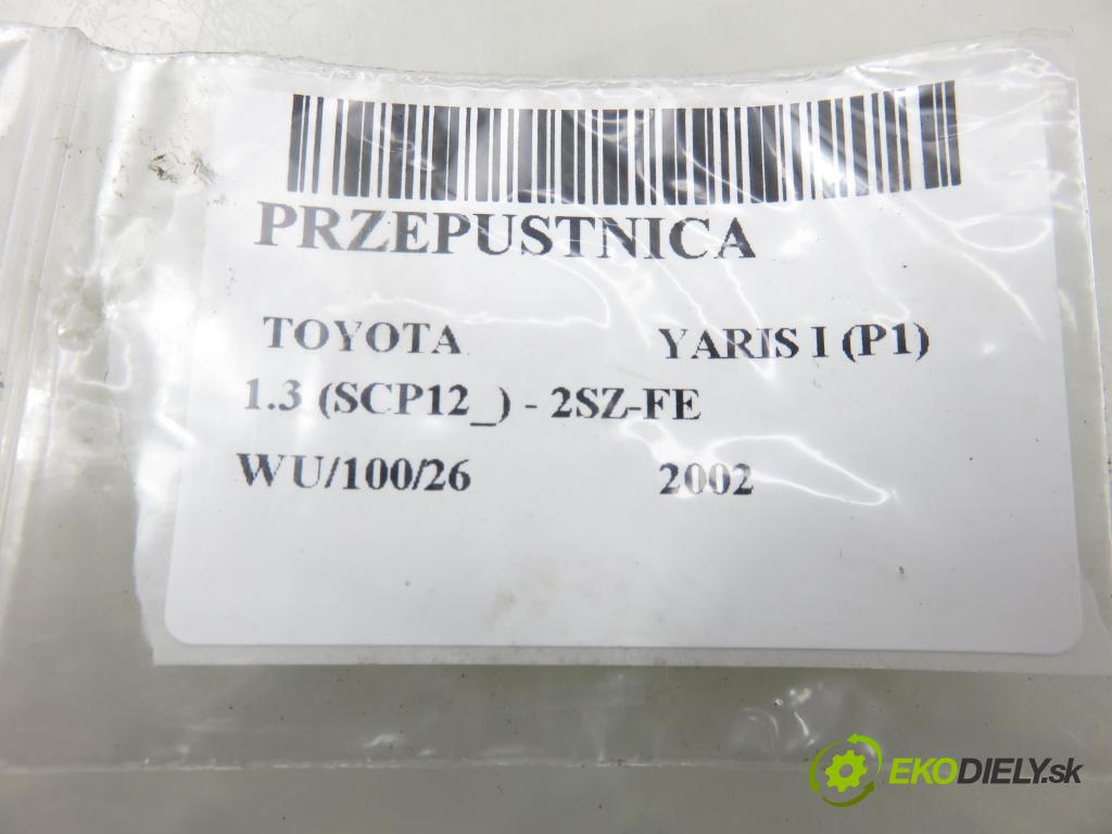 TOYOTA YARIS (_P1_) HB 2002 64,00 1.3 VVTi 87 - 2SZ-FE 1298,00 škrtíci klapka 2221003010 (Škrticí klapka)