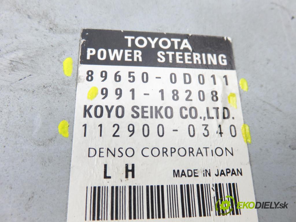 TOYOTA YARIS (_P1_) HB 2002 64,00 1.3 VVTi 87 - 2SZ-FE 1298,00 serv/podporovanie elektrické 896500D011 ; 6900000264 ; 452000D030
