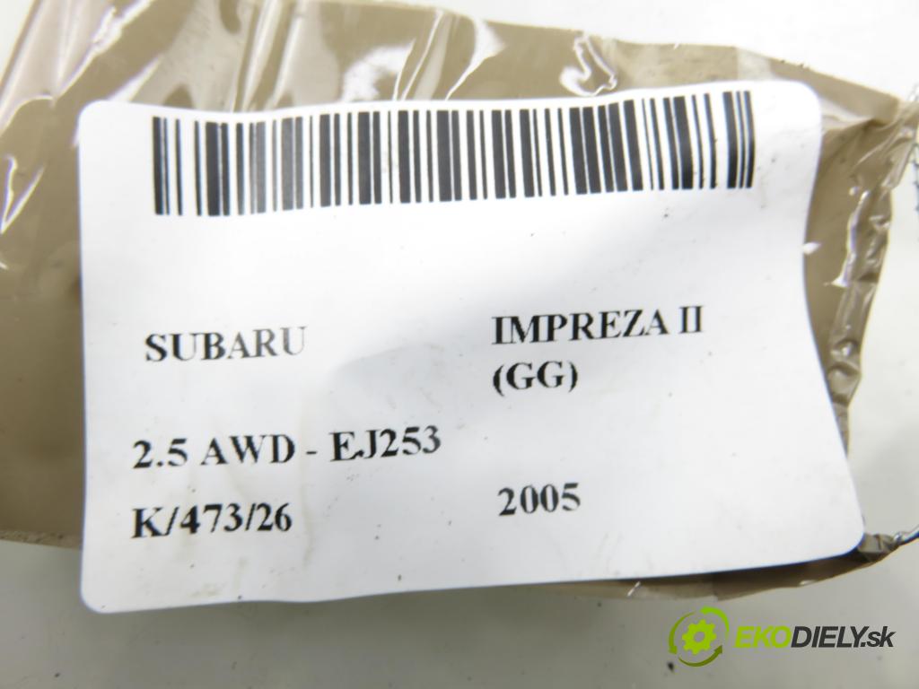 SUBARU IMPREZA kombi (GG) KOMBI 2005 123,00 2.5 167 2457,00 Ventilátor chladič klíma/voda