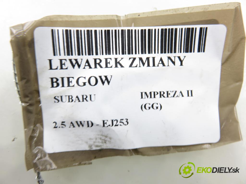 SUBARU IMPREZA kombi (GG) KOMBI 2005 123,00 2.5 167 2457,00 ZVEDÁK: