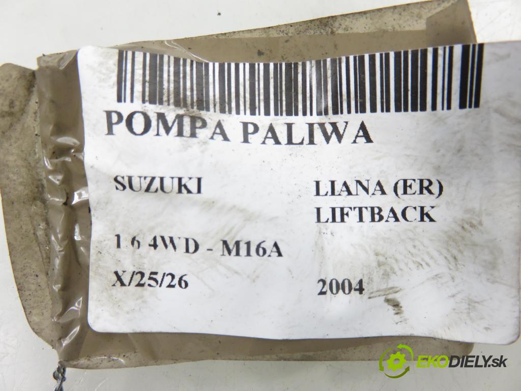 SUZUKI LIANA (ER) HB 2004 0,00 1.6 4WD - M16A 1586,00 Pumpa paliva
