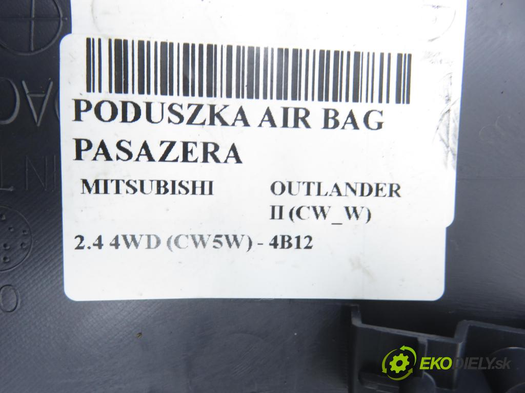 MITSUBISHI OUTLANDER II (CW_W) SUV 2008 125,00 2.4 MIVEC 4WD (CW5W) - 4B12 2360,00 AirBag air BAG CESTUJÍCÍ: 7030A182XA
