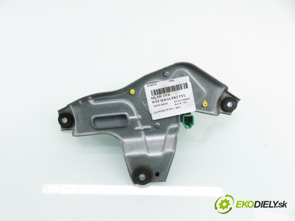 MITSUBISHI OUTLANDER II (CW_W) SUV 2008 125,00 2.4 MIVEC 4WD (CW5W) - 4B12 2360,00 Motorček stierače zadné