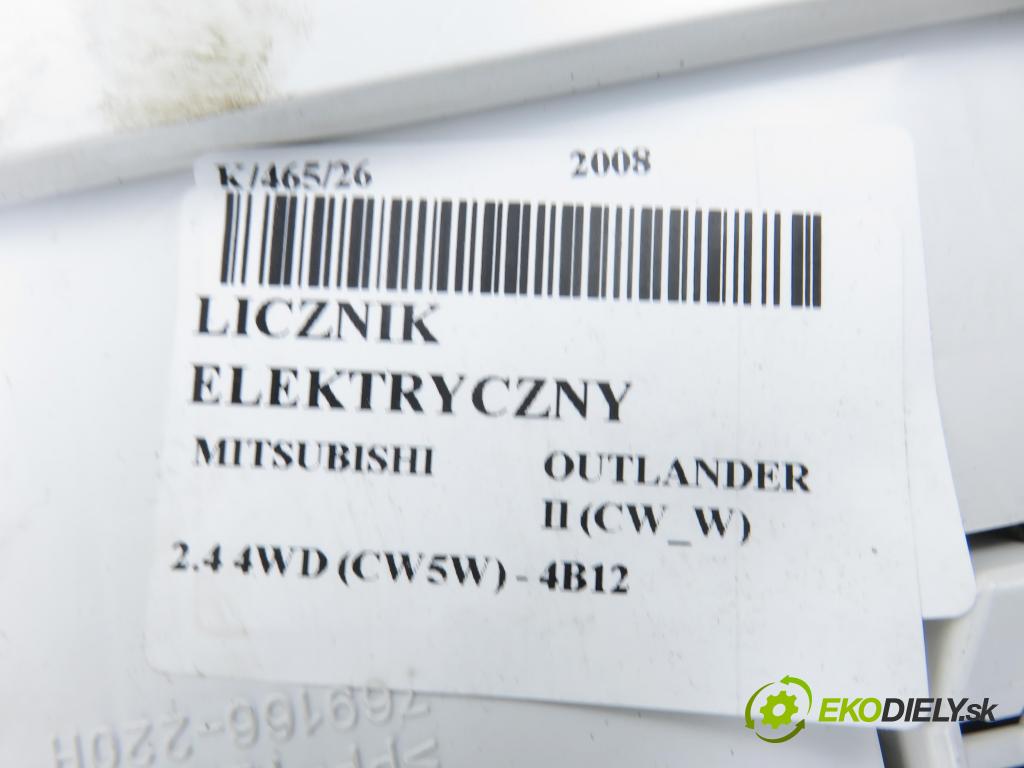 MITSUBISHI OUTLANDER II (CW_W) SUV 2008 125,00 2.4 MIVEC 4WD (CW5W) - 4B12 2360,00 Prístrojovka elektrický 8100A117 ; 527670H