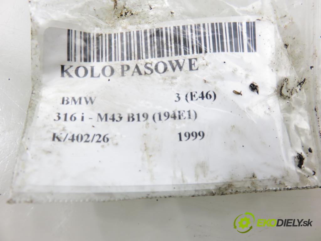 BMW 3 (E46) SEDAN 1999 77,00 316 i 105 - M43 B19 (194E1) 1895,00 řemenice kolová Vačkového hřídele / kliky 1708816 ; 1433684