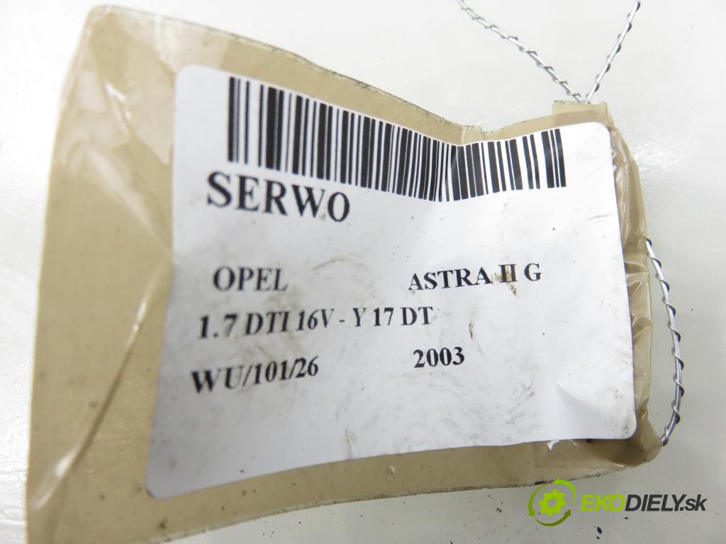 OPEL ASTRA G liftback (T98) HB 2003 55,00 1.7 DTI 16V - Y 17 DT 1686,00 Posilovač 90498034MC (Servočerpadlo)