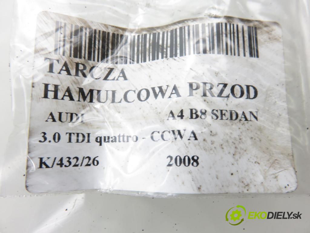 AUDI A4 (8K2, B8) SEDAN 2008 176,00 3.0 TDI quattro - CCWA 2967,00 Lamela kotúč brzdová predný 09A75811