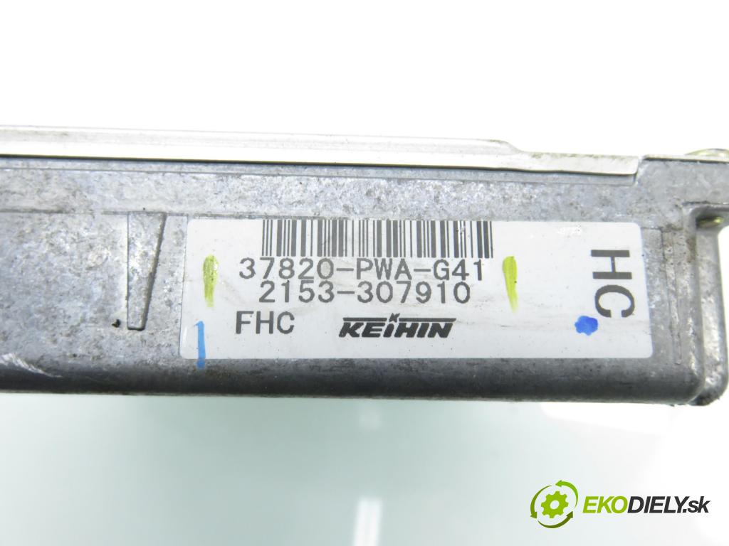 HONDA JAZZ II (GD_, GE3, GE2) HB 2002 61,00 1.3 (GD1) - L13A1 1339,00 Riadiaca jednotka Motor 37820PWAG41 ; 2153307910