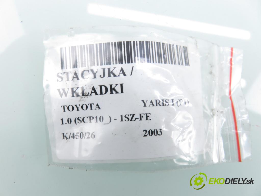 TOYOTA YARIS (_P1_) HB 2003 50,00 1.0 VVT- i 68 - 1SZ-FE 998,00 spínačka / VLOŽKY 450200D01