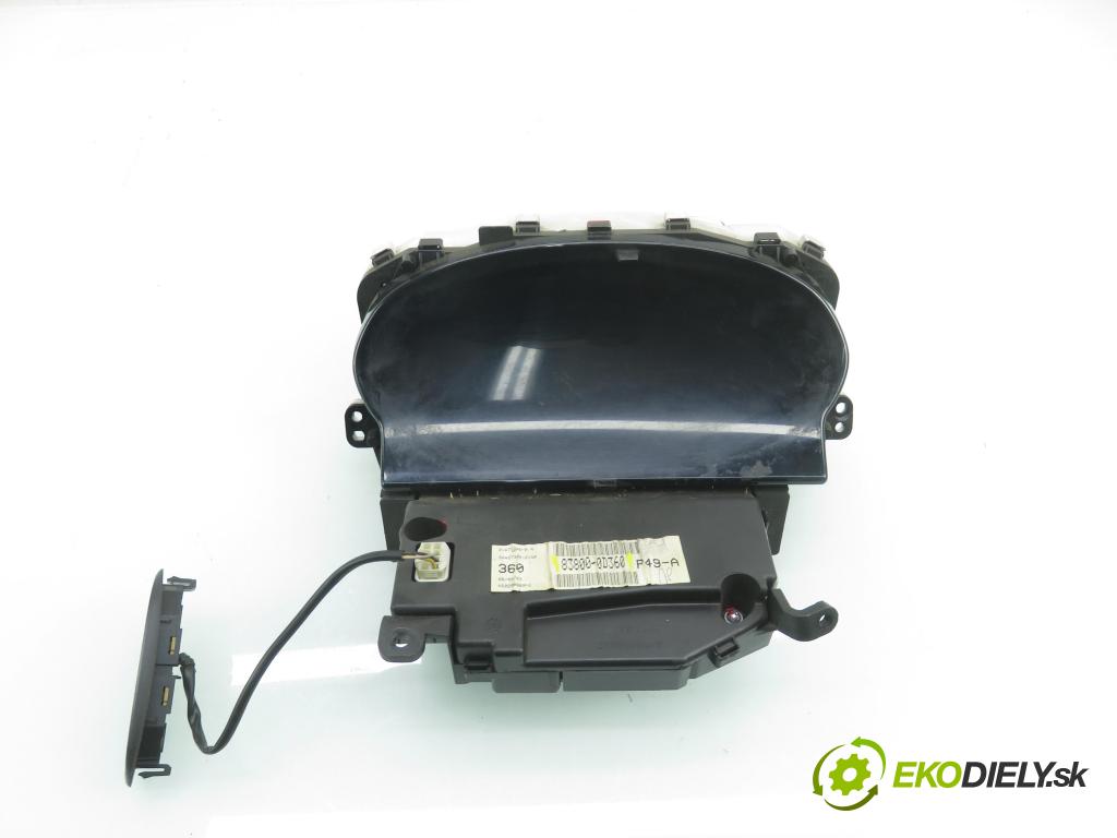 TOYOTA YARIS (_P1_) HB 2003 50,00 1.0 VVT- i 68 - 1SZ-FE 998,00 Prístrojovka elektrický 838000D360