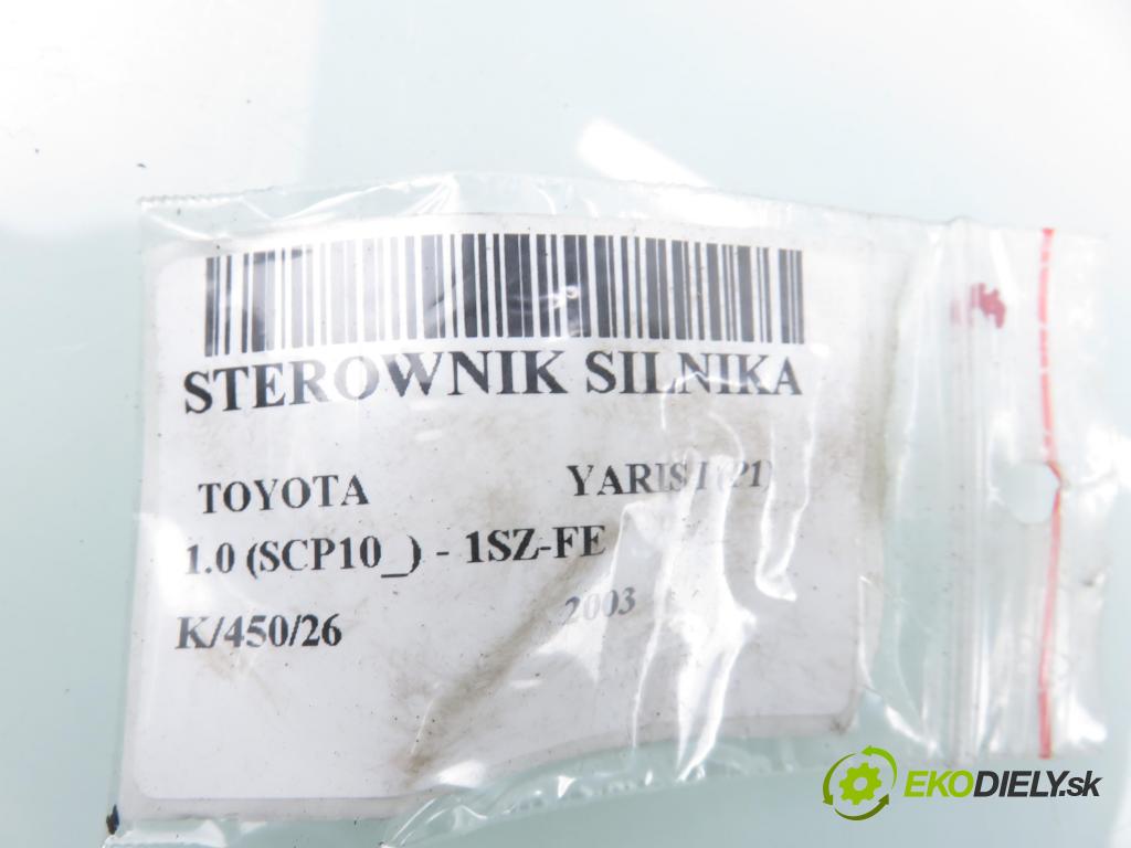 TOYOTA YARIS (_P1_) HB 2003 50,00 1.0 VVT- i 68 - 1SZ-FE 998,00 Riadiaca jednotka Motor 896610D210 ; 0261208036