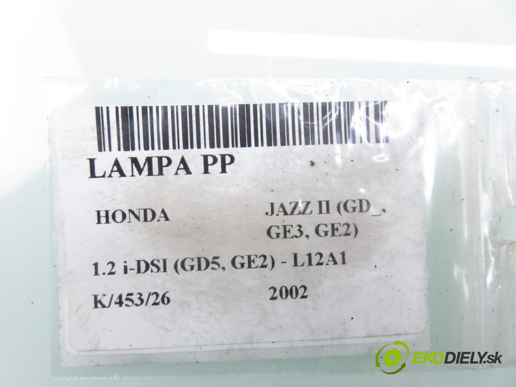 HONDA JAZZ II (GD_, GE3, GE2) HB 2002 61,00 1.3 (GD1) - L13A1 1339,00 Svetlo PP